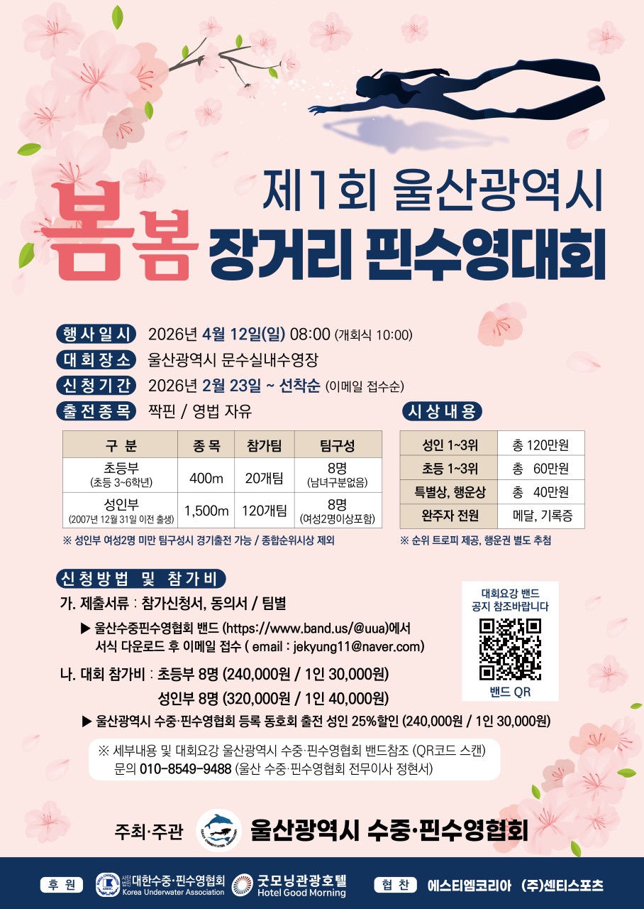 제1회 울산광역시 봄봄 장거리 핀수영대회